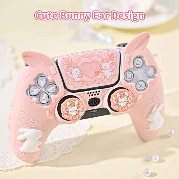 GeekShare Silicone Controller Cover for PS5 Controller-Gothic Bunny (PlayStation 5) Nieuw