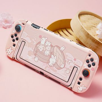 GeekShare Protective Case for Switch 2-Steamed Rabbit Buns (Switch 2) Nieuw