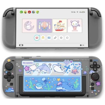 GeekShare Protective Case for Switch 2-Shark Party (Chibi) (Switch 2) Nieuw