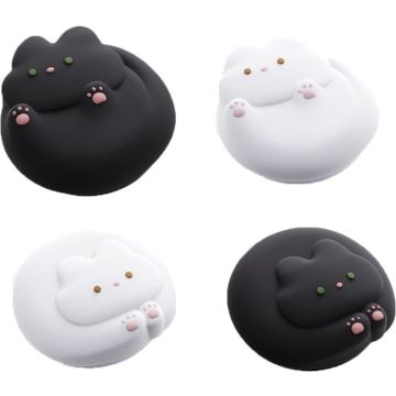 GeekShare Switch 2 Animal Theme Thumb Grip Set-Kitty Bun (Zwart / Wit) (Switch 2) Nieuw