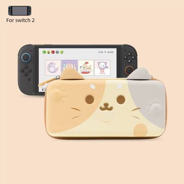 GeekShare Carrying Case for Switch 2-Cat Ears (Calico) (Switch 2) Nieuw