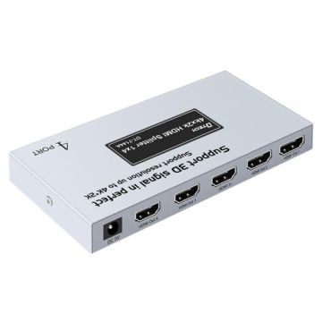 D-TECH 4 Poorts HDMI Splitter-Standaard (Diversen) Nieuw