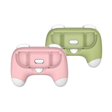 Dobe Joy-Con Controller Grip Pair for Switch 2-Roze / Groen (Switch 2) Nieuw