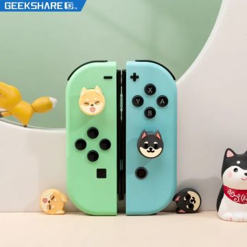Geekshare Switch Animal Theme Thumb Grip Set-Shiba Inu (Diversen) Nieuw