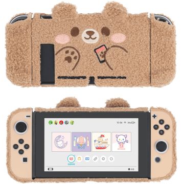 GeekShare Plush Protective Case for Switch OLED-Bear (Switch) Nieuw