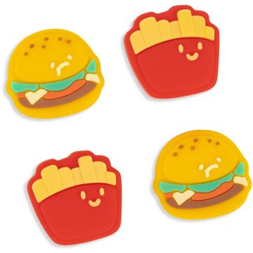 GeekShare Switch Thumb Grip Set-Burger & Fries (Switch) Nieuw