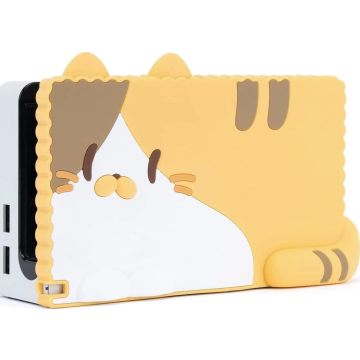 Geekshare Silicone Dock Protective Shell for Switch-Calico Cat (Switch) Nieuw