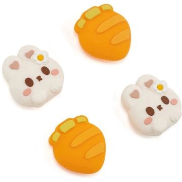 GeekShare Switch Animal Theme Thumb Grip Set-Bunny & Carrot (Switch) Nieuw