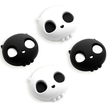 GeekShare Switch Thumb Grip Set-Skull (Zwart / Wit) (Switch) Nieuw