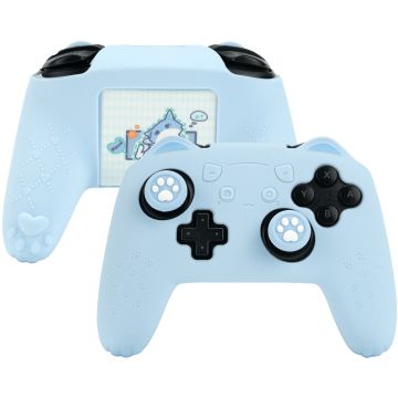 GeekShare Silicone Controller Cover for Switch Pro Controller-Catroller (Blauw) (Switch) Nieuw