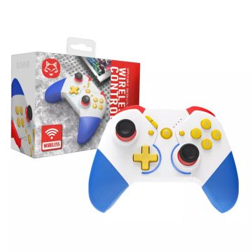 Topwolf Wireless Pro Controller for Nintendo Switch-Star White (Switch) Nieuw