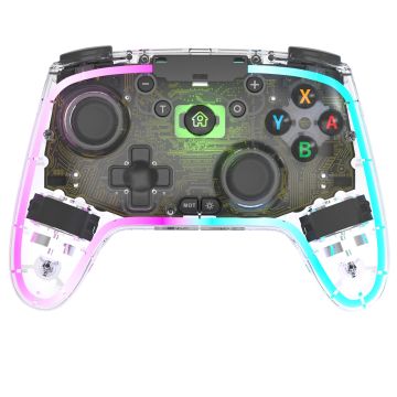 Topwolf Wireless Hall Sensor Pro Controller for Nintendo Switch-Transparant (Switch) Gebruikt