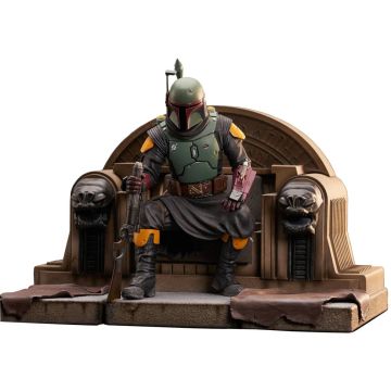 Gentle Giant Star Wars The Mandalorian Premier Collection 1/7 Statue-Boba Fett on Throne (Diversen) Nieuw