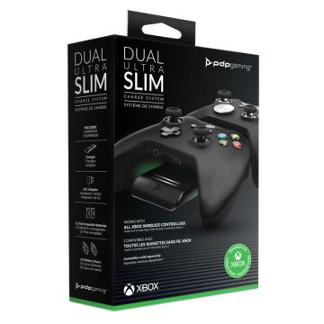 PDP Dual Ultra Slim Charge System-Zwart (Xbox Series X) Nieuw