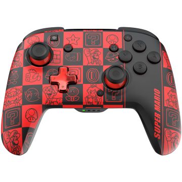 PDP Super Mario REMATCH GLOW Wireless Controller-Icons (Switch) Nieuw