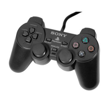 Sony DualShock 2 Controller-Zwart (PlayStation 2) Gebruikt