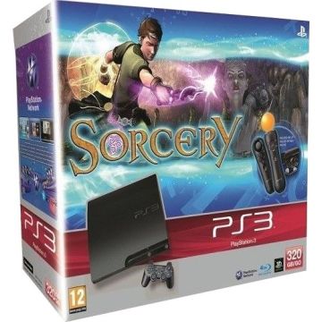 PlayStation 3 Slim 320GB Pack-Move & Sorcery Bundle (PlayStation 3) Gebruikt