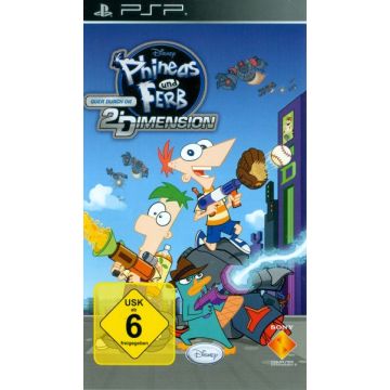 Phineas and Ferb Across the 2nd Dimension-Duits (PSP) Gebruikt