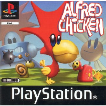 Alfred Chicken-Standaard (PlayStation 1) Gebruikt
