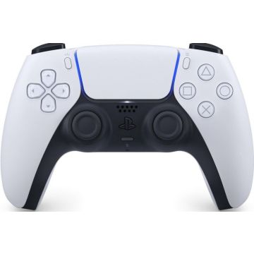 Sony DualSense Wireless Controller-Wit / Zwart (PlayStation 5) Gebruikt