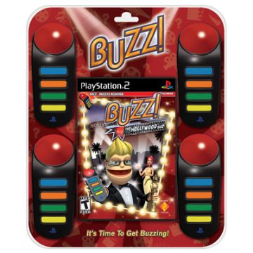 Buzz The Hollywood Quiz-Incl 4 Buzzers