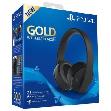 Sony Gold Wireless 7.1 Headset-Zwart (Diversen) Gebruikt