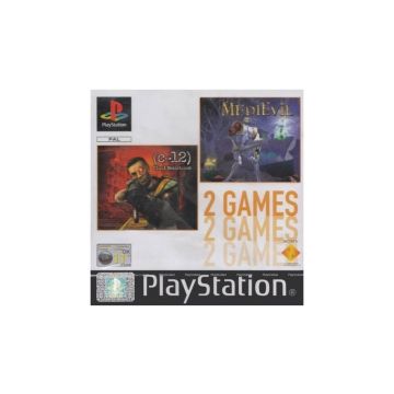 2 Games in 1 C-12 + MediEvil-Standaard (PlayStation 1) Gebruikt