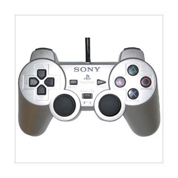 Sony DualShock 2 Controller-Zilver (PlayStation 2) Gebruikt