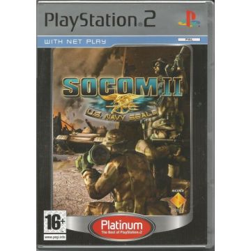 SOCOM II U.S. Navy SEALs-Platinum (PlayStation 2) Gebruikt