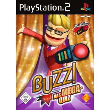 Buzz! The Mega Quiz-Duits (PlayStation 2) Gebruikt