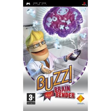Buzz! Brain Bender-Standaard (PSP) Gebruikt