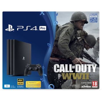Sony PlayStation 4 Pro 1TB Pack-Call of Duty WWII (PlayStation 4) Gebruikt