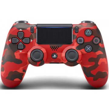 Sony DualShock 4 V2 Wireless Controller Camouflage-Rood (PlayStation 4) Gebruikt