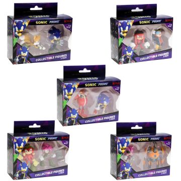 PMI Sonic Prime Collectible Figures Deluxe Box-2-Pack (Diversen) Nieuw