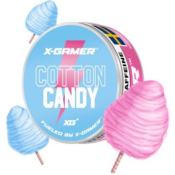 X-GAMER Pouch Energy 14g-Cotton Candy (Diversen) Nieuw