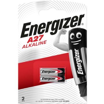 Energizer 27A Alkaline Batterij 12V-Set 2 Stuks (Diversen) Nieuw
