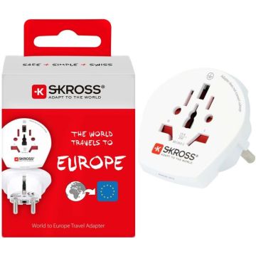 Skross Travel Adapter-Europe (Diversen) Nieuw