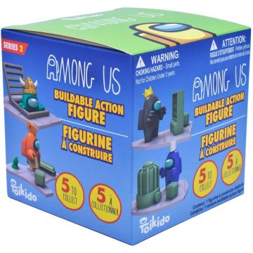 Toikido Among Us Buildable Action Figure Blinde Verpakking-Series 2 (Diversen) Nieuw