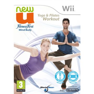 New U Fitness First Mind Body Yoga & Pilates Workout-Standaard (Wii) Gebruikt