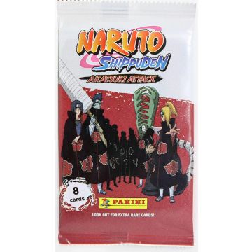 Panini Naruto Shippuden Trading Cards Akatsuki Attack-Booster Pack (Diversen) Nieuw