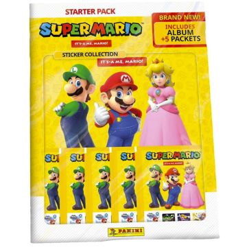 Panini Super Mario Sticker Collection 2-Starter Pack (Diversen) Nieuw