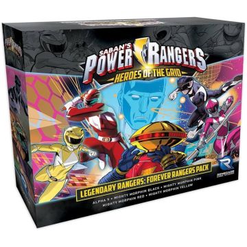 Renegade Game Studios Power Rangers Heroes of the Grid Board Game-Legendary Rangers Forever Rangers Pack (Diversen) Nieuw