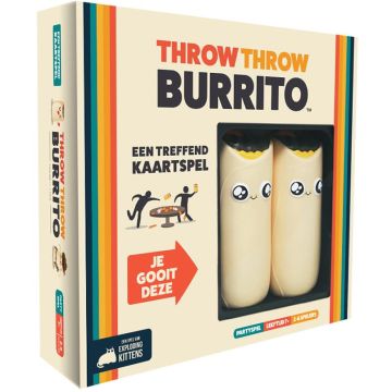 Exploding Kittens Throw Throw Burrito Card Game-Nederlands (NL) (Diversen) Nieuw