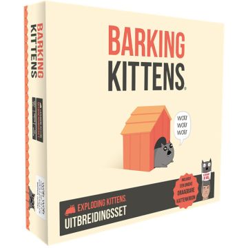 Exploding Kittens A Card Game Expansion-Barking Kittens (NL) (Diversen) Nieuw