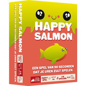 Exploding Kittens Happy Salmon Card Game-Nederlands (NL) (Diversen) Nieuw
