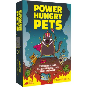 Exploding Kittens Power Hungry Pets Card Game-Nederlands (NL) (Diversen) Nieuw