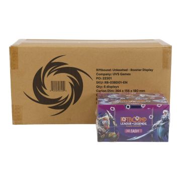 Riftbound League of Legends TCG Unleashed-Booster Box Case (Diversen) Nieuw