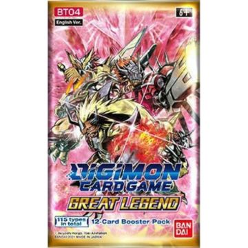 Bandai Digimon TCG S3 Great Legend-Booster Pack (Diversen) Nieuw