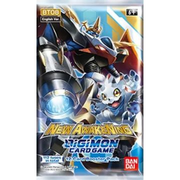 Bandai Digimon TCG New Awakening BT-08-Booster Pack (Diversen) Nieuw