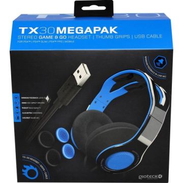 Gioteck TX30 Megapack Stereo Gaming & Go Headset-Blauw (Diversen) Nieuw